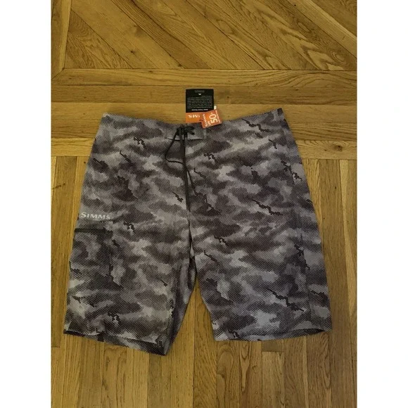 Simms Surf Shorts Hex Camo Size 40 New - Picture 3 of 5